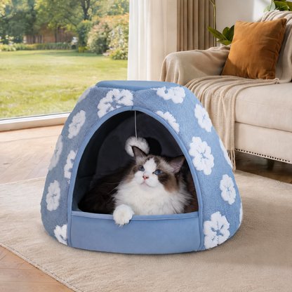 2-in-1 Cat Bed Cave