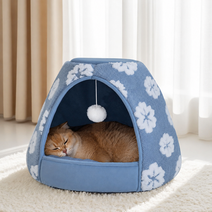 2-in-1 Cat Bed Cave