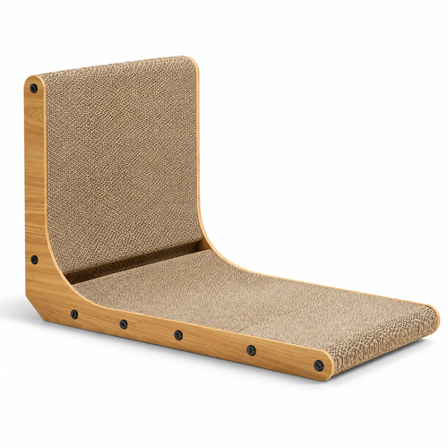 L Shaped Cat Scratch Pad for Indoor Cats
