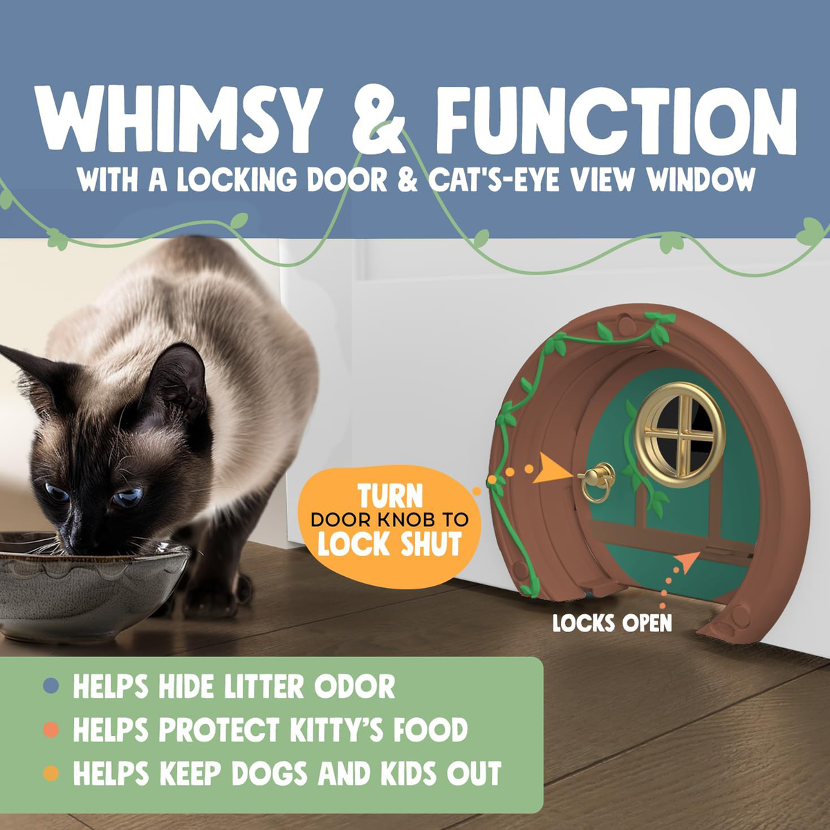 Door Cat Door for Interior Doors